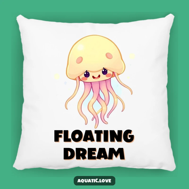 Funny Happy Jellyfish Pillow: Cozy Glow Accent, Perfect Funny Gift