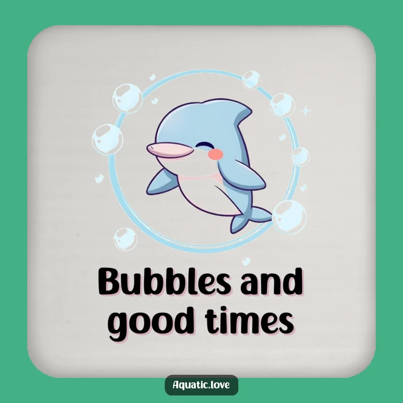 Funny Giggling Dolphin Coaster: Playful Protection, Charming Funny Gift