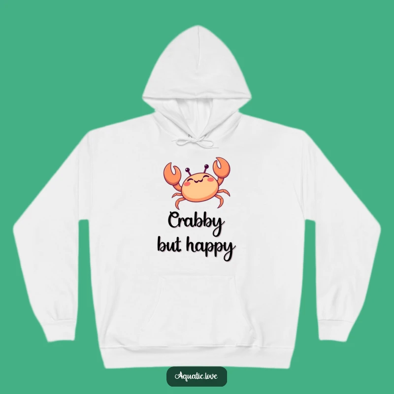 Funny Giggling Crab Hoodie: Cozy Scuttler, Warm Beach Vibes, Ultimate Funny Gift