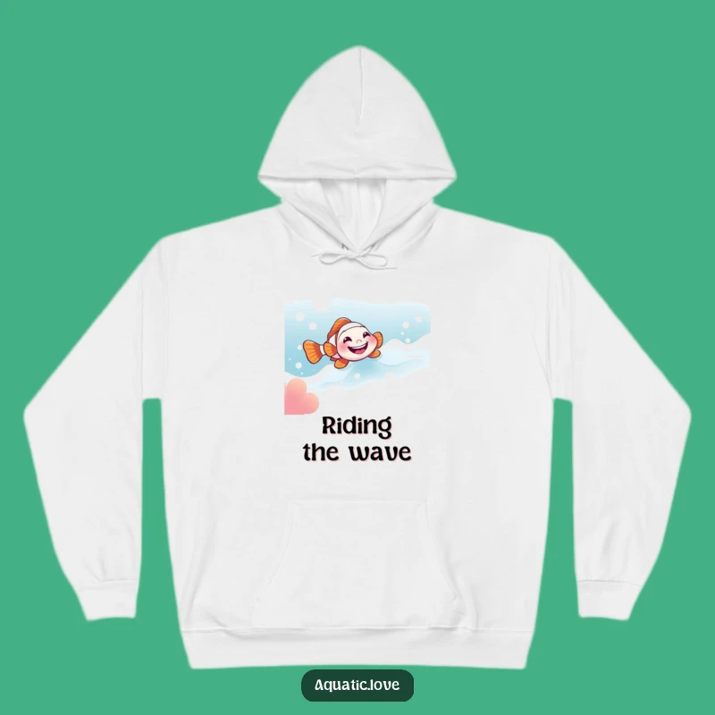 Funny Clownfish Grin Hoodie: Cozy Bubbly Fun, Ultimate Funny Gift