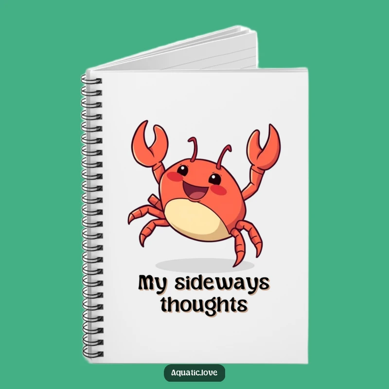 Funny Crab Scuttle Notebook: Energetic Journaling, Creative Funny Gift