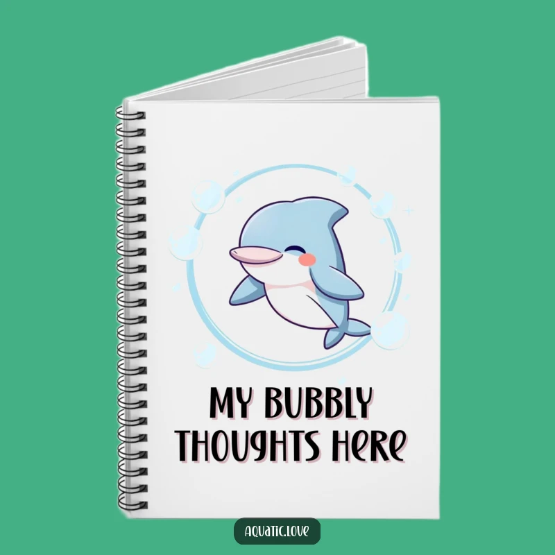 Funny Giggling Dolphin Notebook: Joyful Journaling, Creative Funny Gift