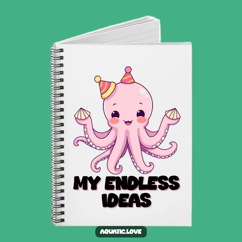 Funny Octopus Hats Notebook: Juggling Journal, Whimsical Notes, Perfect Funny Gift