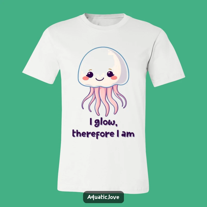 Funny Jellyfish Light T-Shirt - Ethereal Character Design, Hilarious Funny Gift for Under the Sea Fans